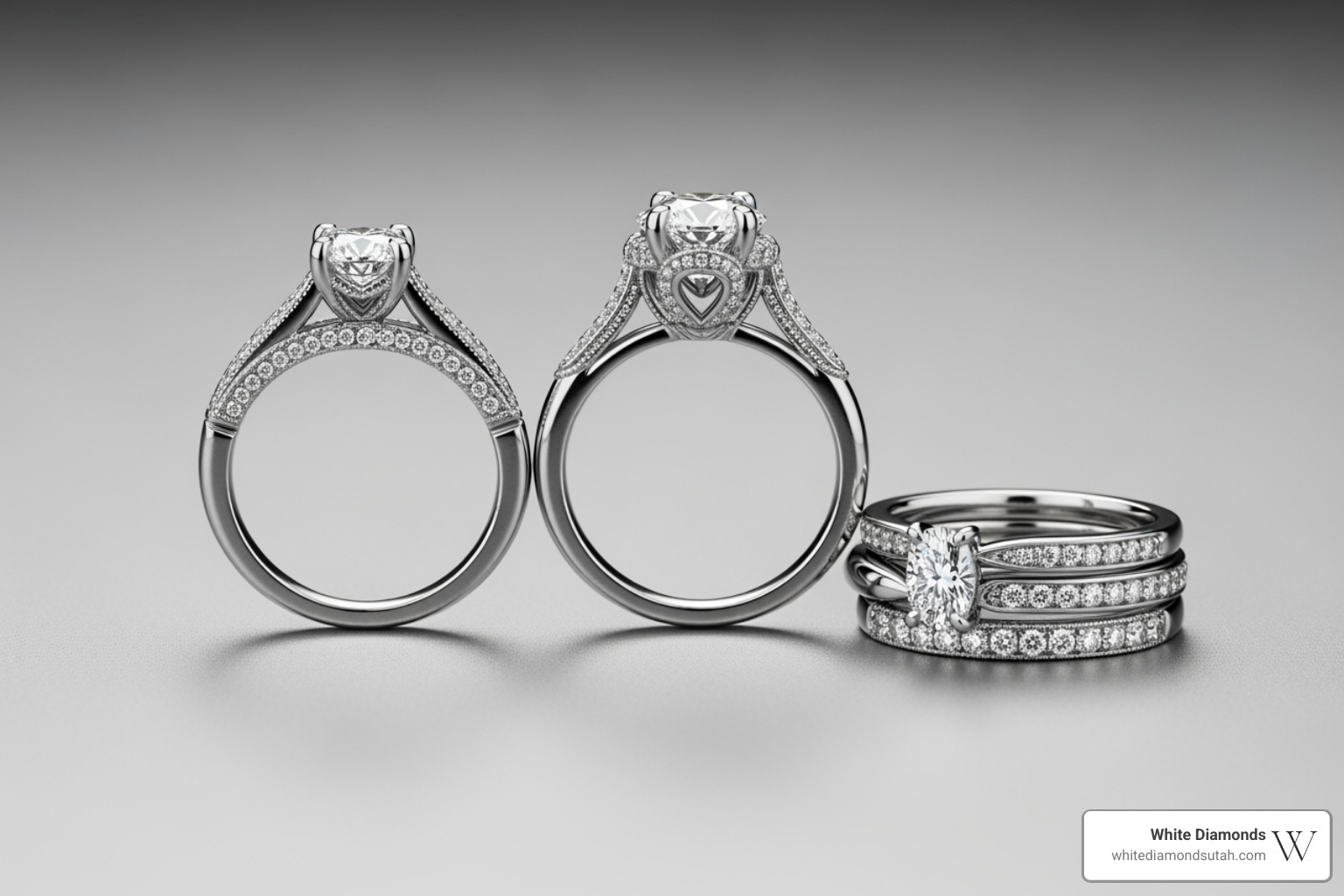 custom ring beside mass-produced rings
