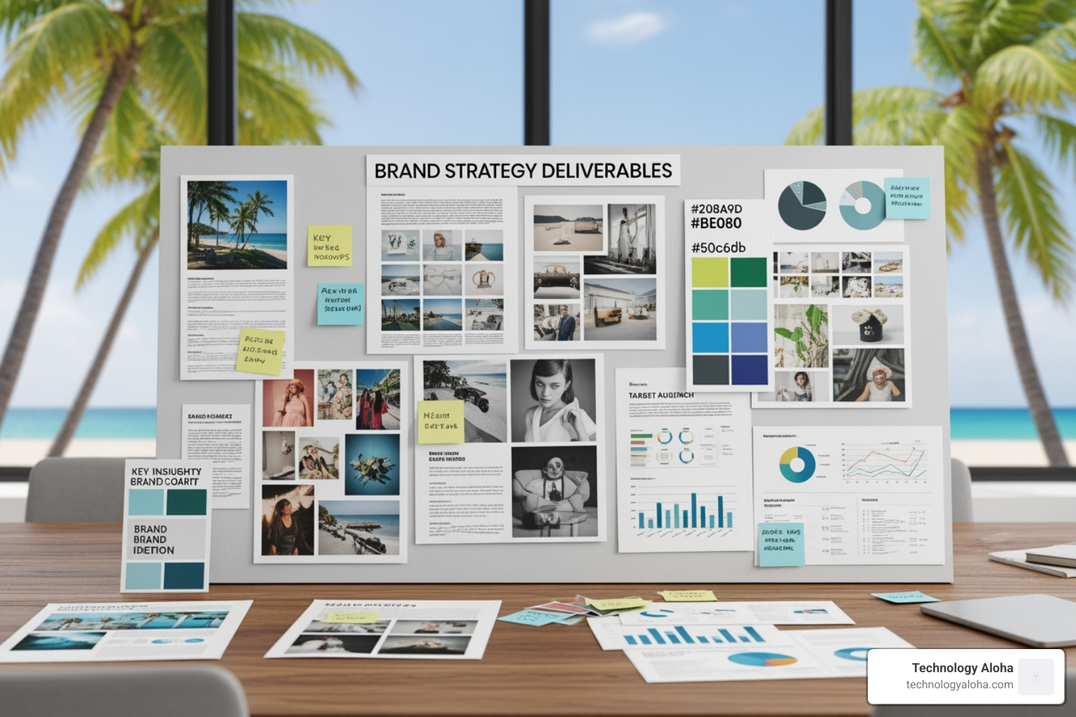 brand strategy deliverables board