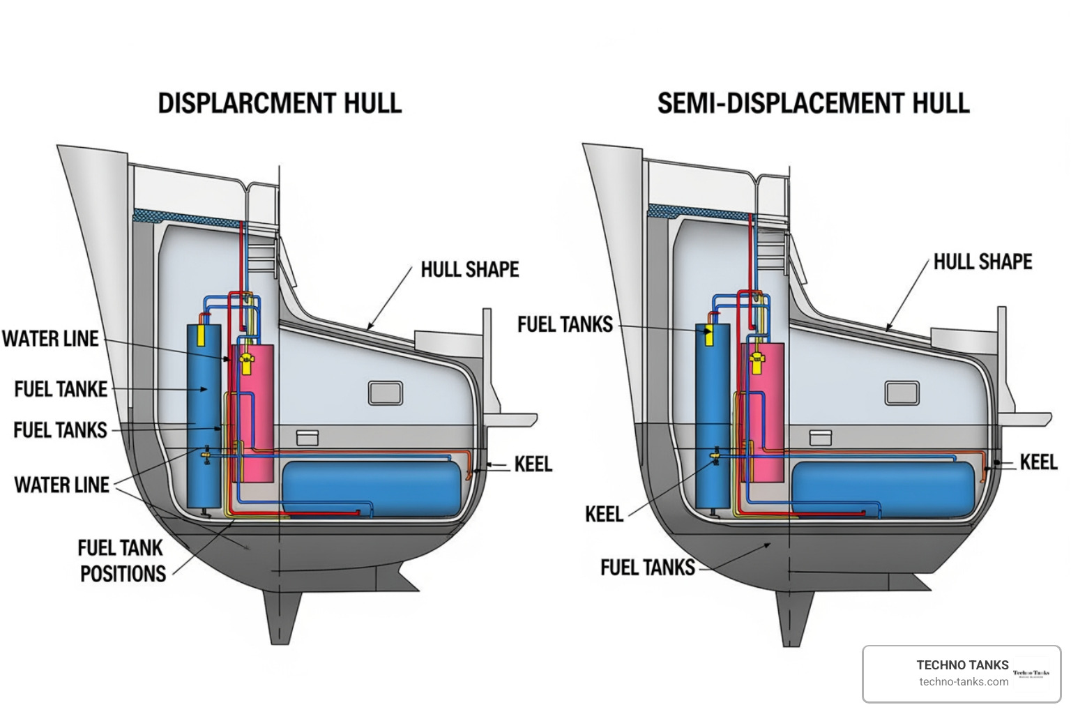 yacht hull form and fuel tank layout diagram yacht hull form and fuel tank layout diagram