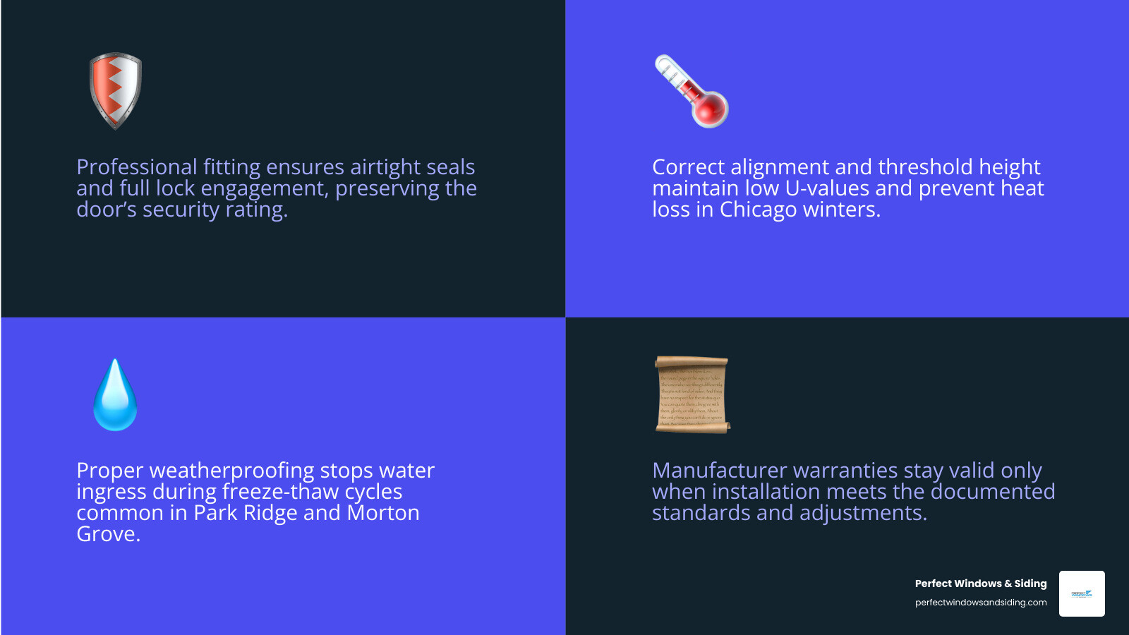 Infographic comparing composite, uPVC, timber and steel doors infographic