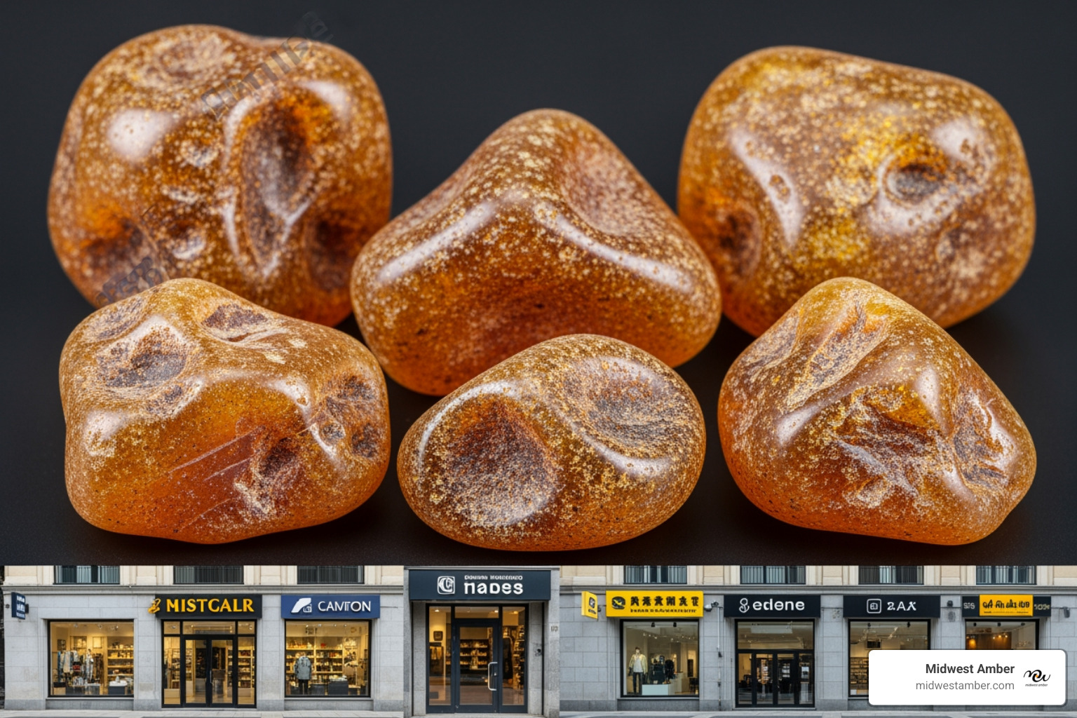 raw amber specimens Baltic