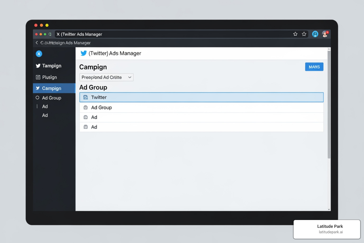 X ads campaign structure showing campaigns ad groups and ads X ads campaign structure showing campaigns ad groups and ads