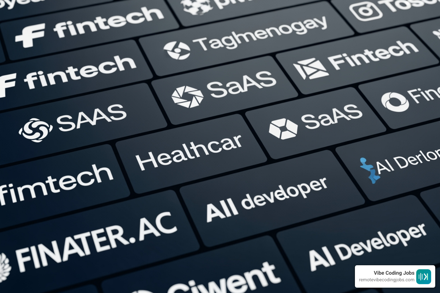 global tech company logos fintech saas healthcare ai developer tools