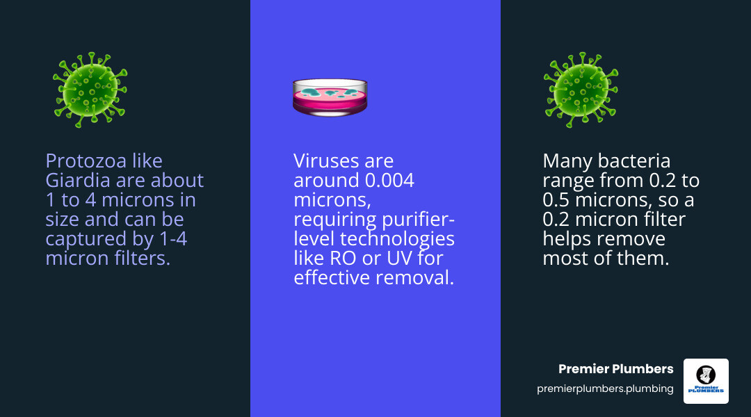 micron ratings water purification infographic infographic