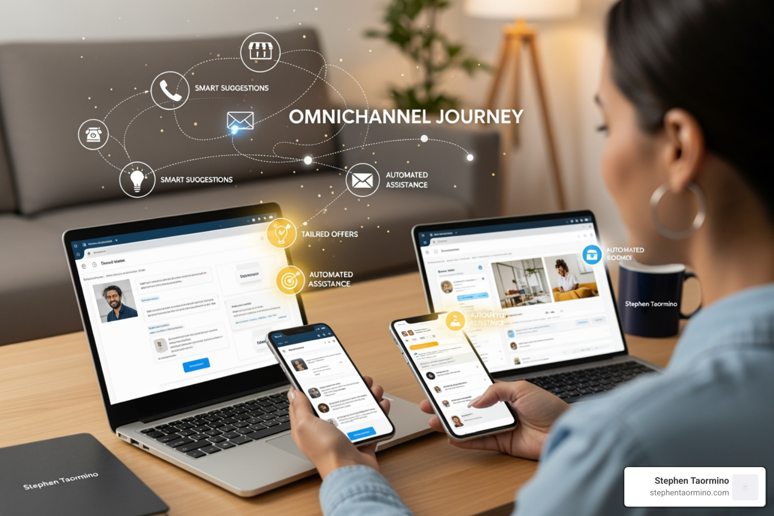 AI powered customer journey map omnichannel personalization