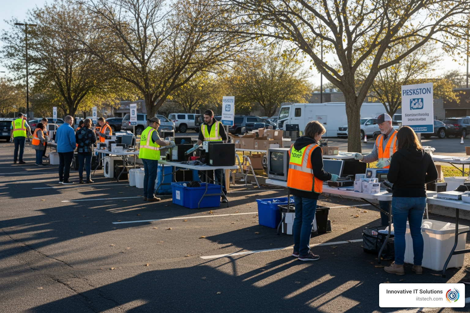 community electronics collection event