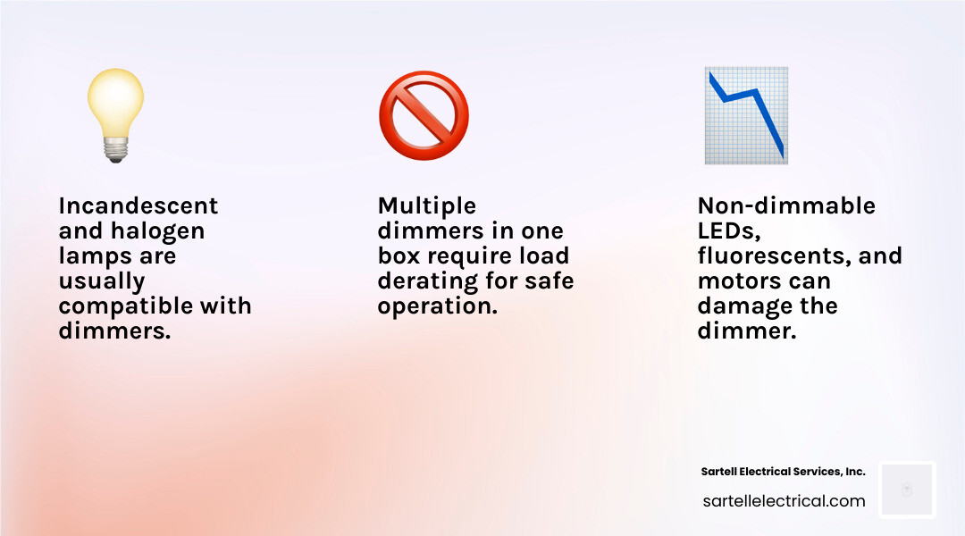 dimmer load rating and derating rules infographic infographic dimmer load rating and derating rules infographic infographic