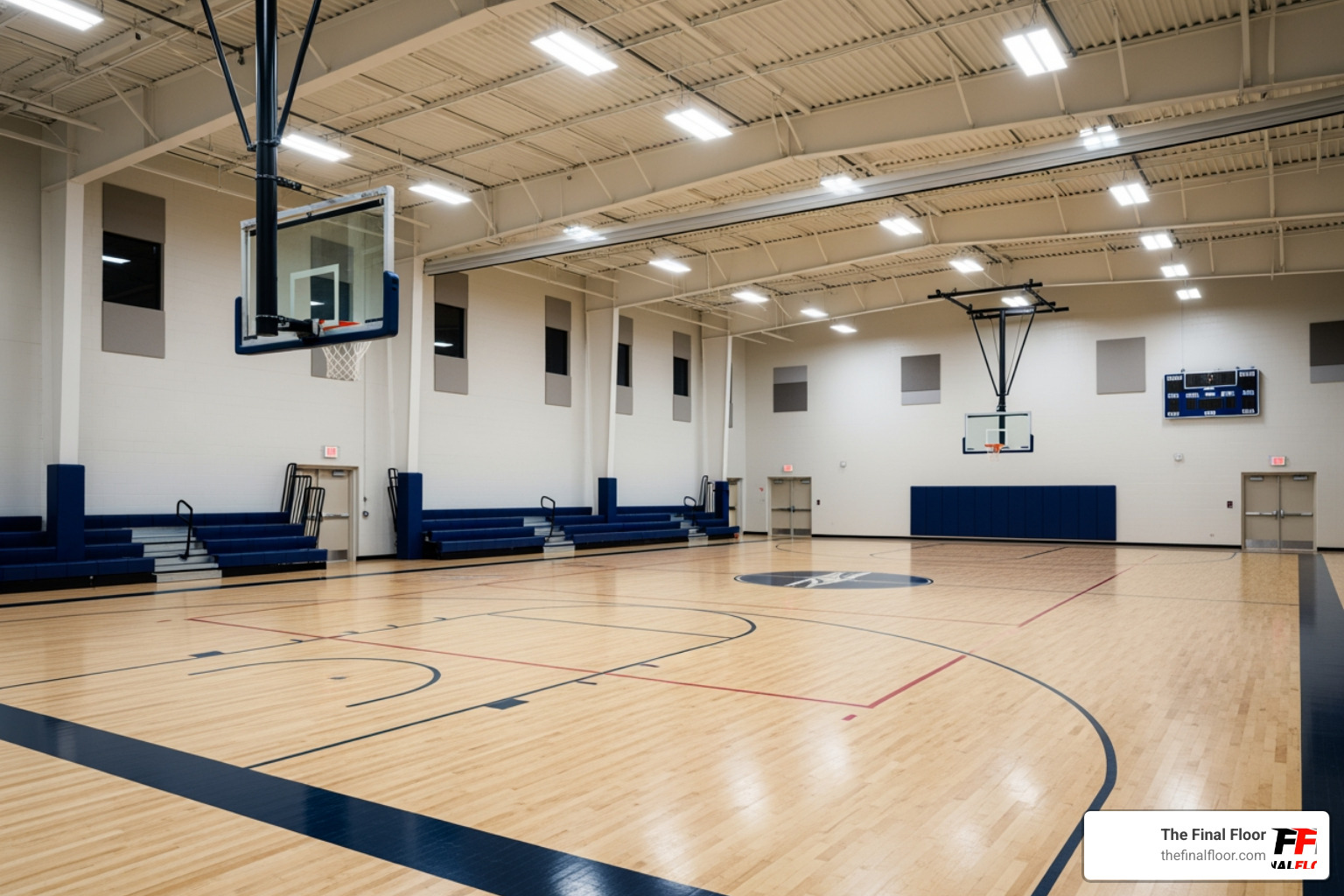 half court indoor training gym commercial
