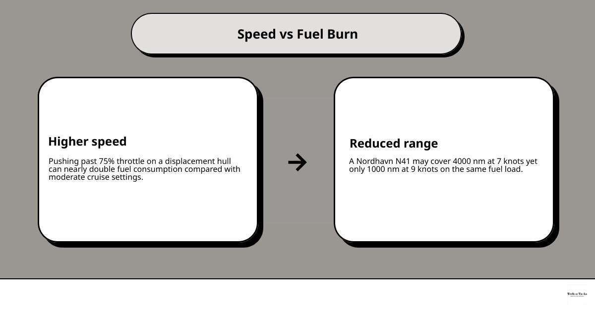 infographic showing speed vs fuel burn and range drop infographic infographic showing speed vs fuel burn and range drop infographic