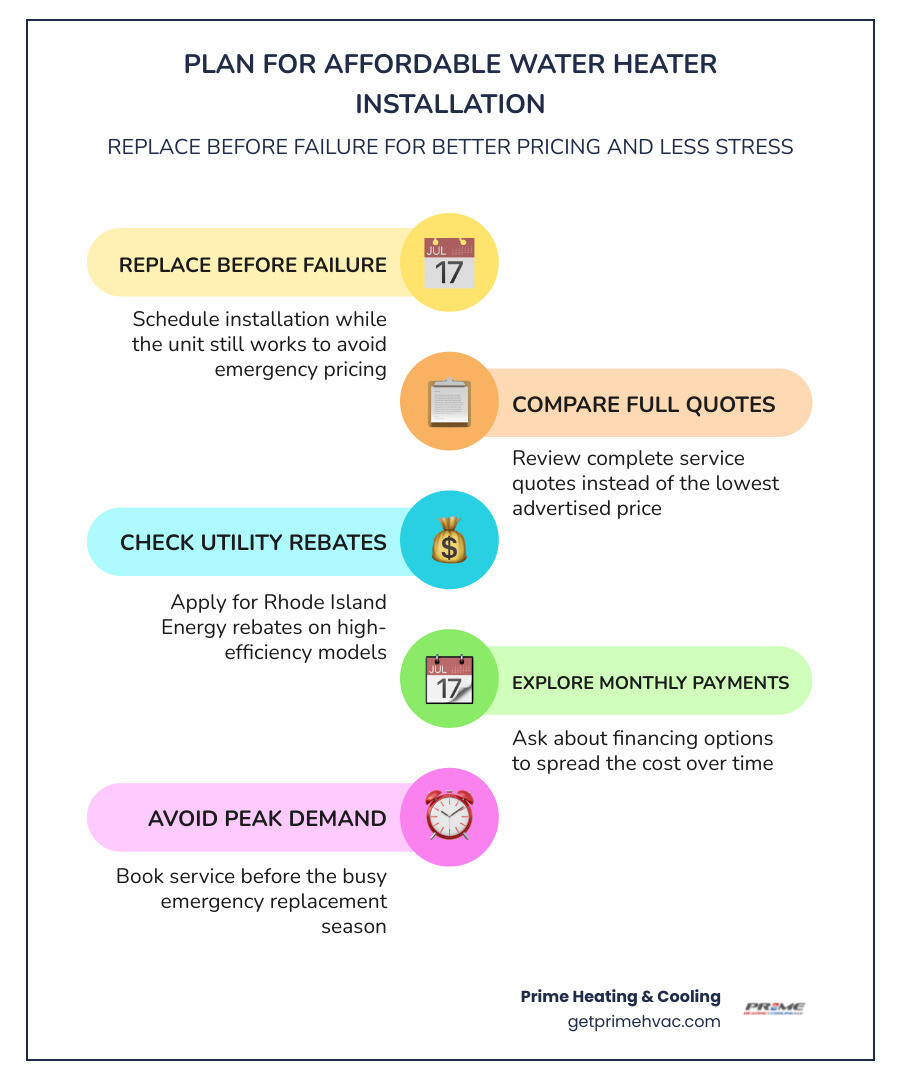 infographic of rebates financing and replacement timing infographic infographic of rebates financing and replacement timing infographic
