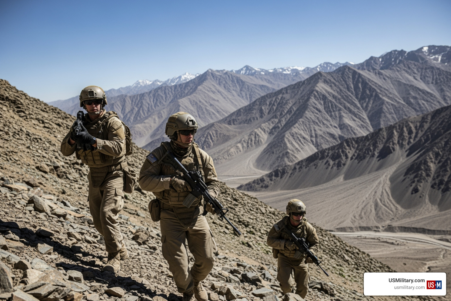 U.S. Navy SEALs operating in the rugged mountains of Afghanistan U.S. Navy SEALs operating in the rugged mountains of Afghanistan