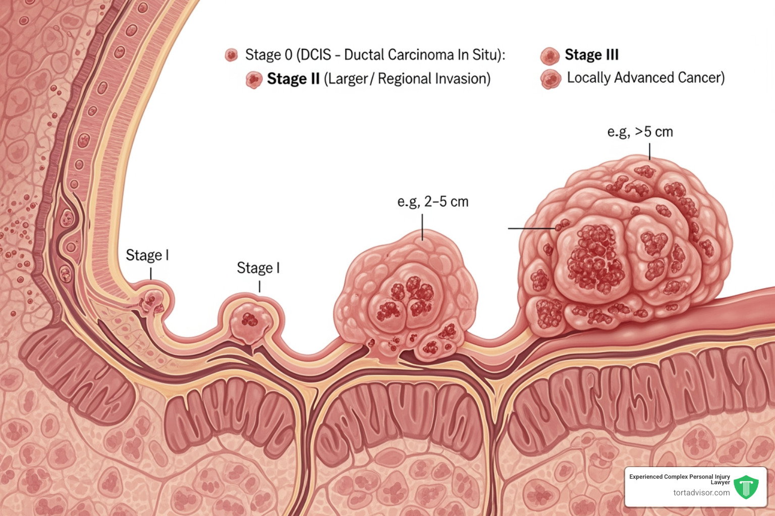 breast cancer tumor stage chart breast cancer tumor stage chart