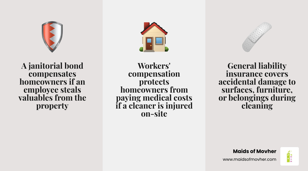 Infographic comparing bonded vs insured vs background-checked for cleaning companies infographic Infographic comparing bonded vs insured vs background-checked for cleaning companies infographic