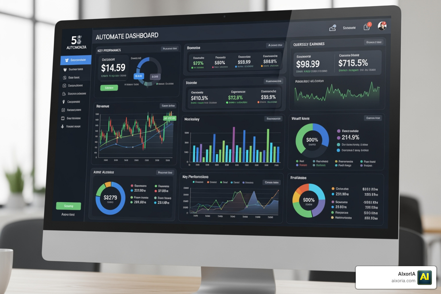 automated financial dashboard with real time metrics automated financial dashboard with real time metrics