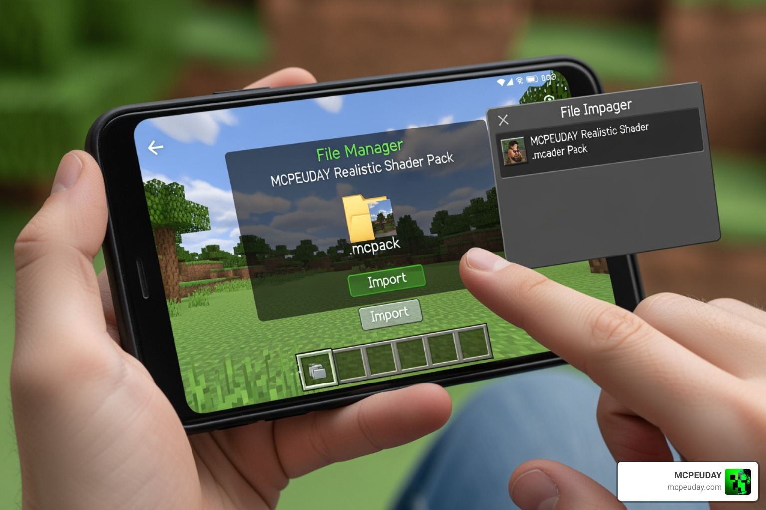 Detailed step-by-step installation guide for MCPE shaders on mobile Detailed step-by-step installation guide for MCPE shaders on mobile