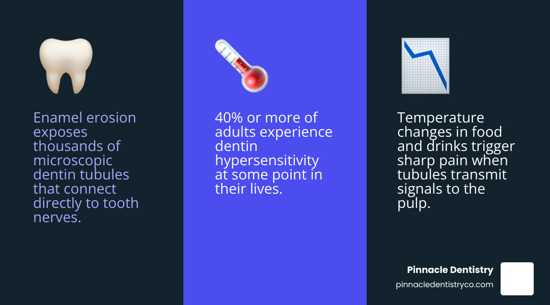 Infographic comparing top toothpastes for sensitive teeth by active ingredient, mechanism, and relief timeline infographic