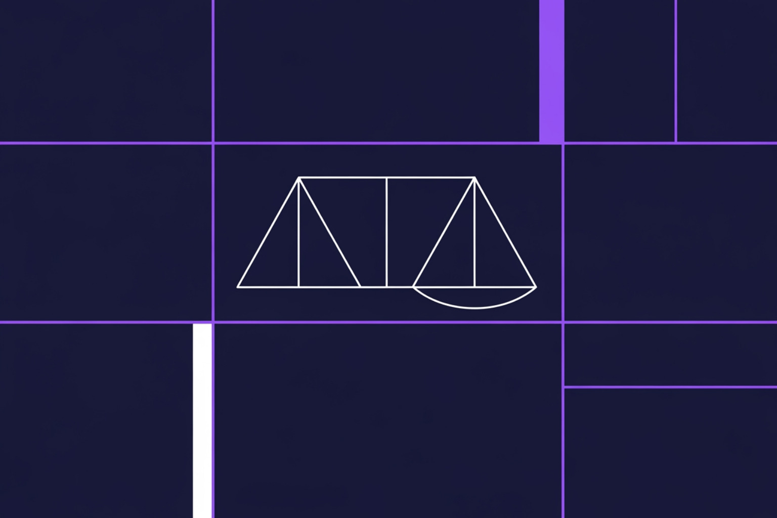 abstract geometric grid system displaying structural integrity and design balance