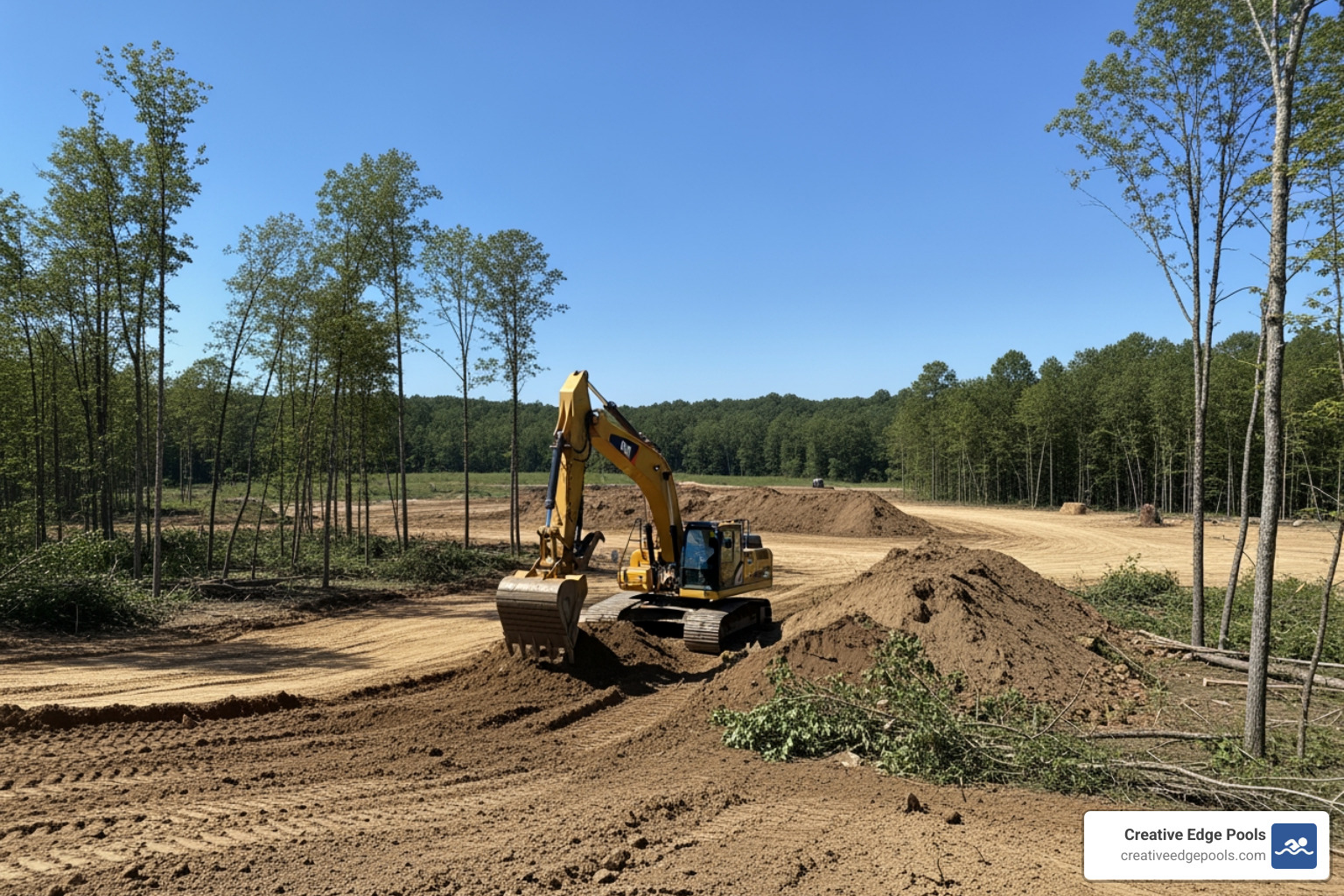 site grading and land clearing