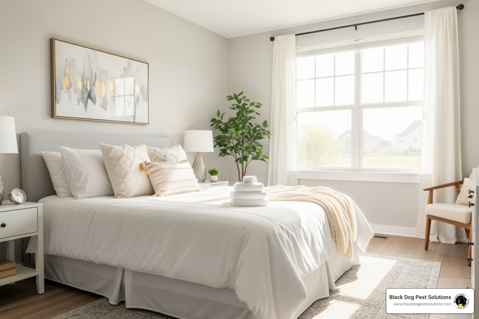 A clean, pest-free home in Avon after professional bed bug treatment A clean, pest-free home in Avon after professional bed bug treatment