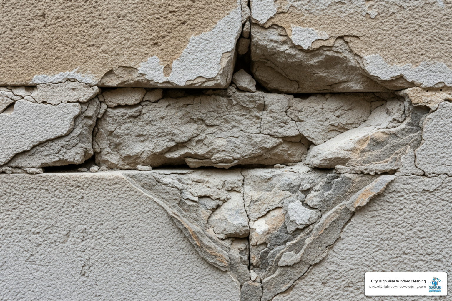 Deteriorating historic stone showing spalling and moisture damage caused by modern sealants Deteriorating historic stone showing spalling and moisture damage caused by modern sealants