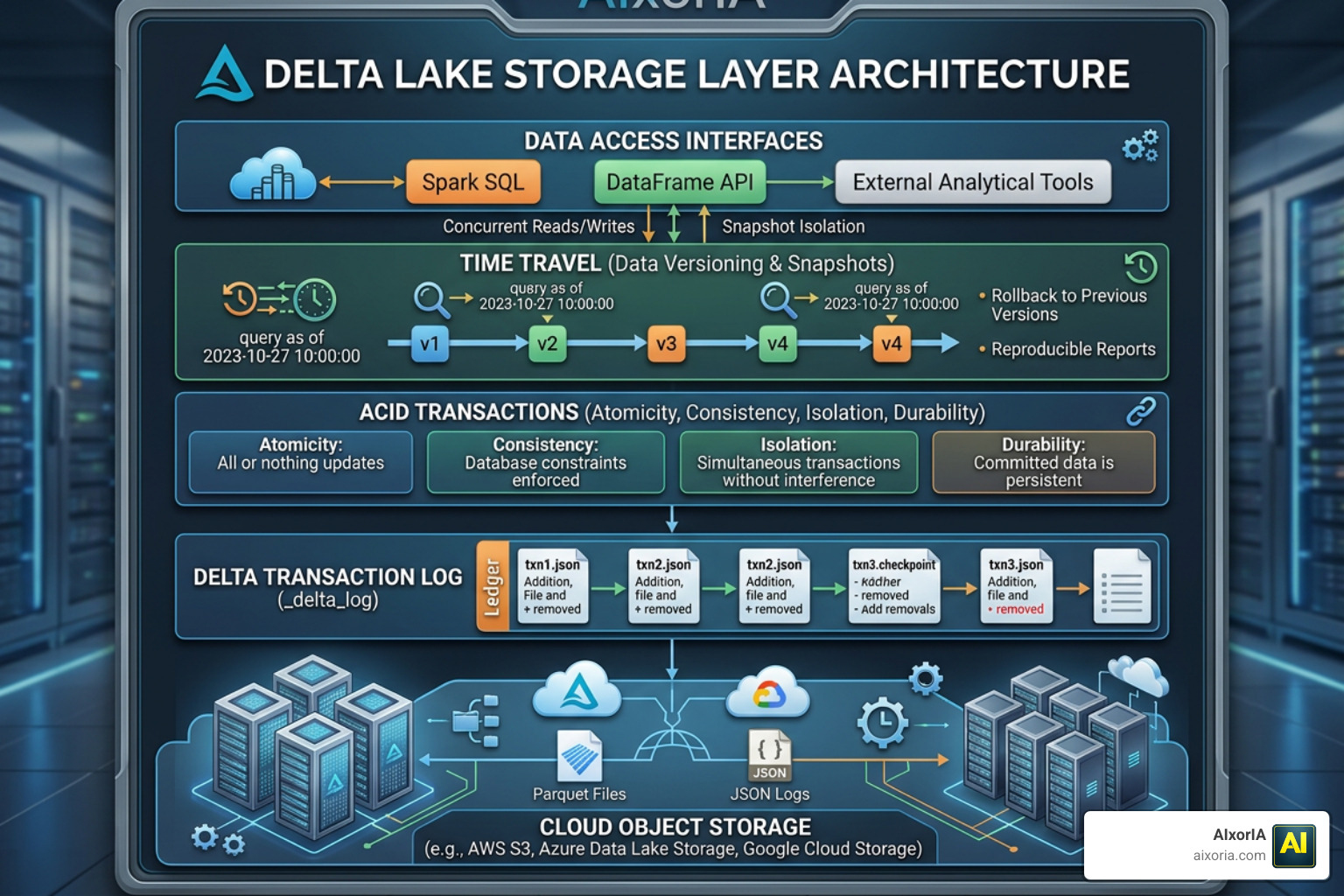 Delta Lake Storage Layer Architecture