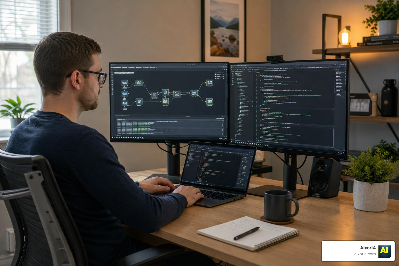 Developer workflow designing data pipelines
