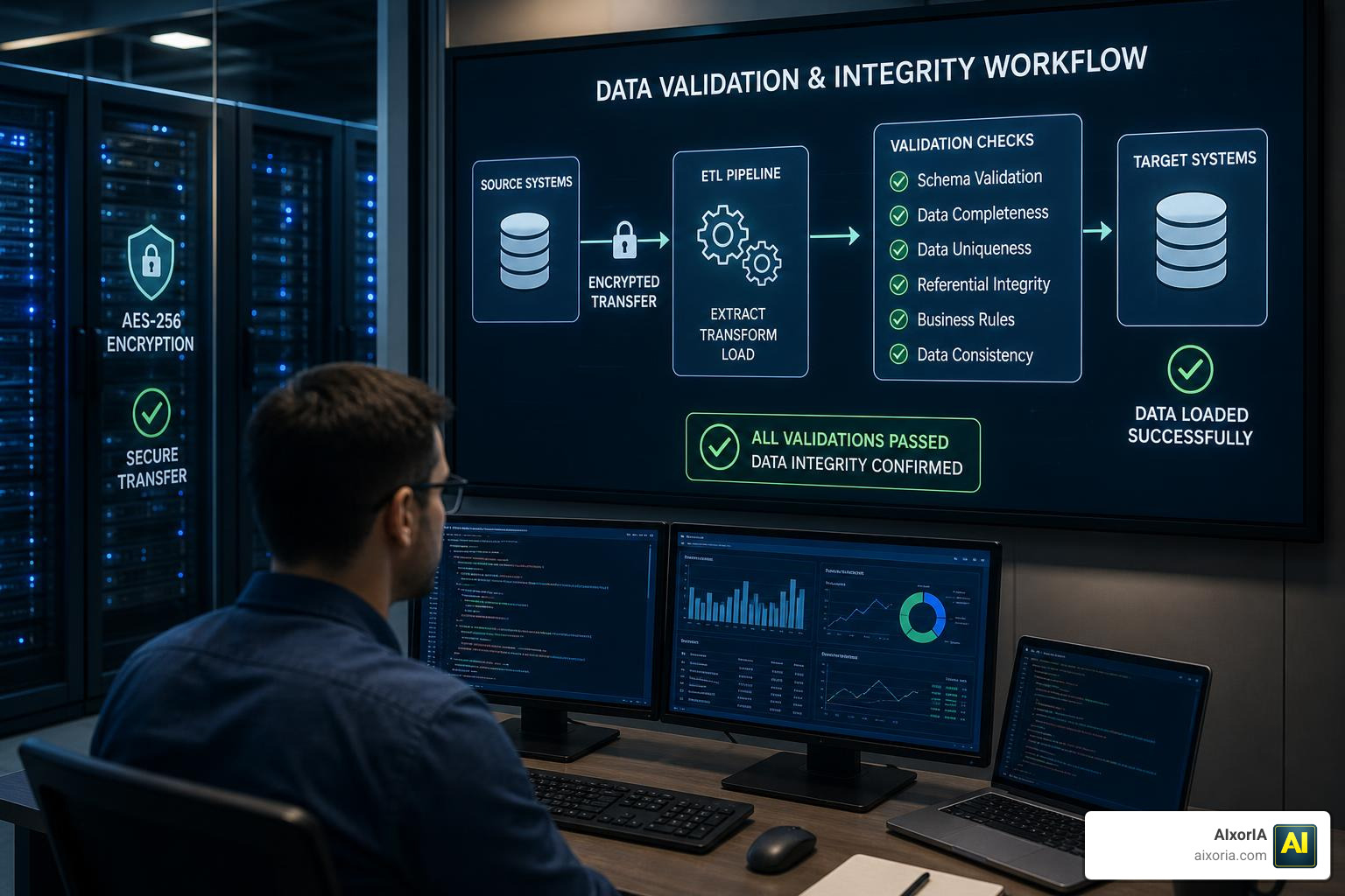 Data validation and integrity workflow in enterprise ETL pipelines