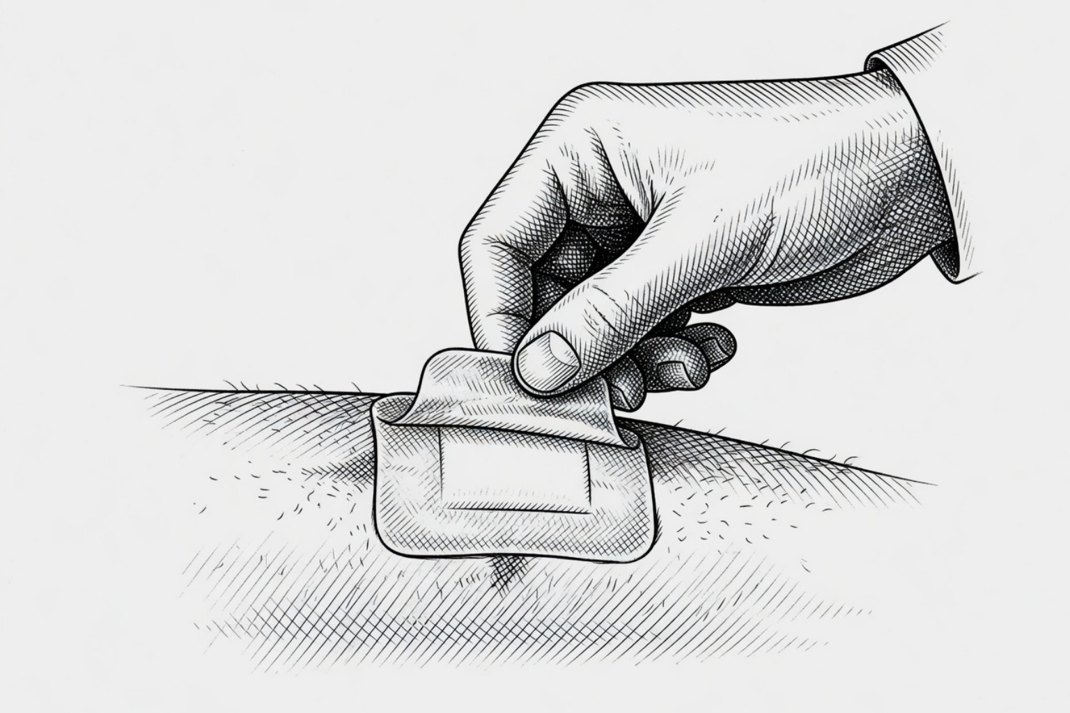 occlusive dressing application