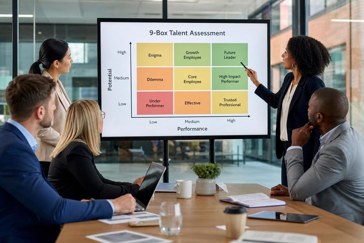 Talent Assessment Matrix Or 9-Box Grid Talent Assessment Matrix Or 9-Box Grid