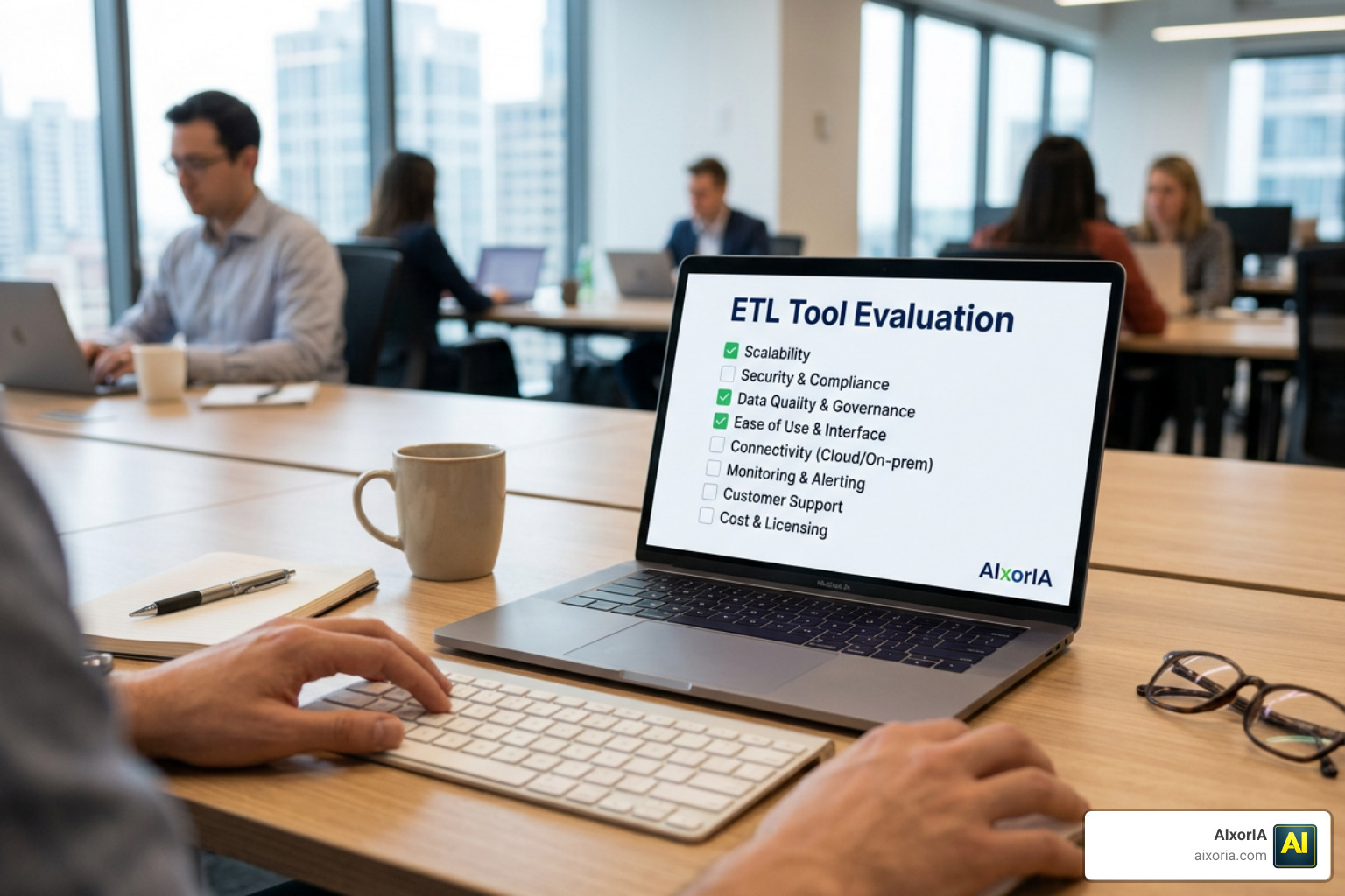 Data evaluation checklist for selecting SaaS ETL tools