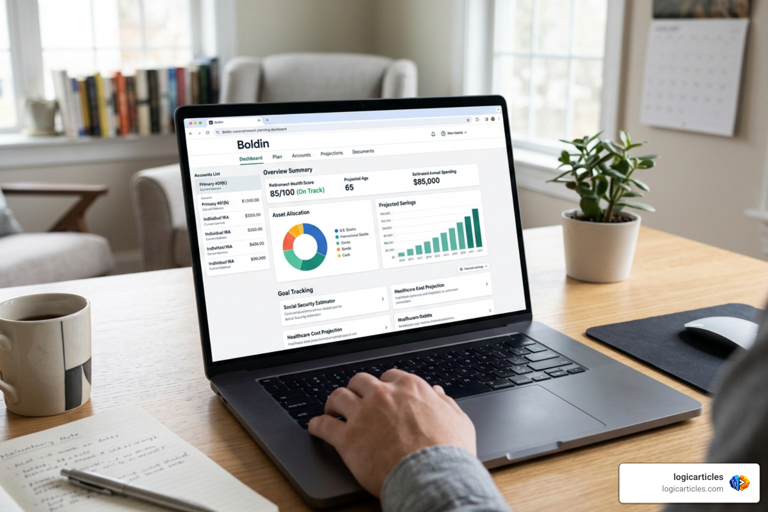 Boldin software retirement planning dashboard Boldin software retirement planning dashboard