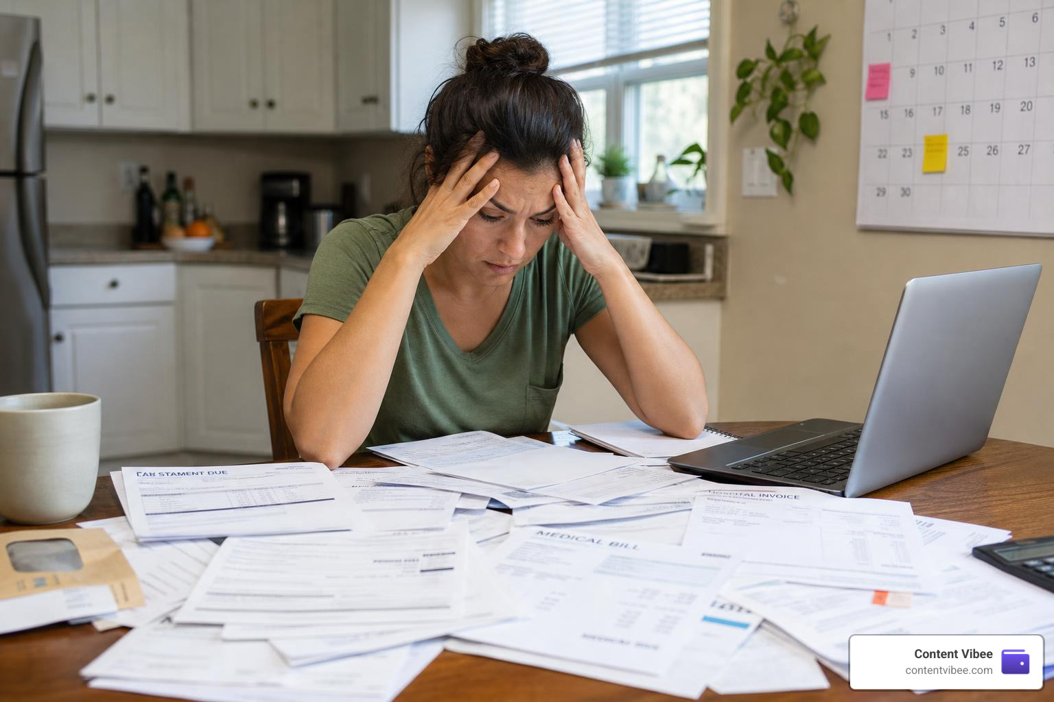 medical bills piling up during pending claim