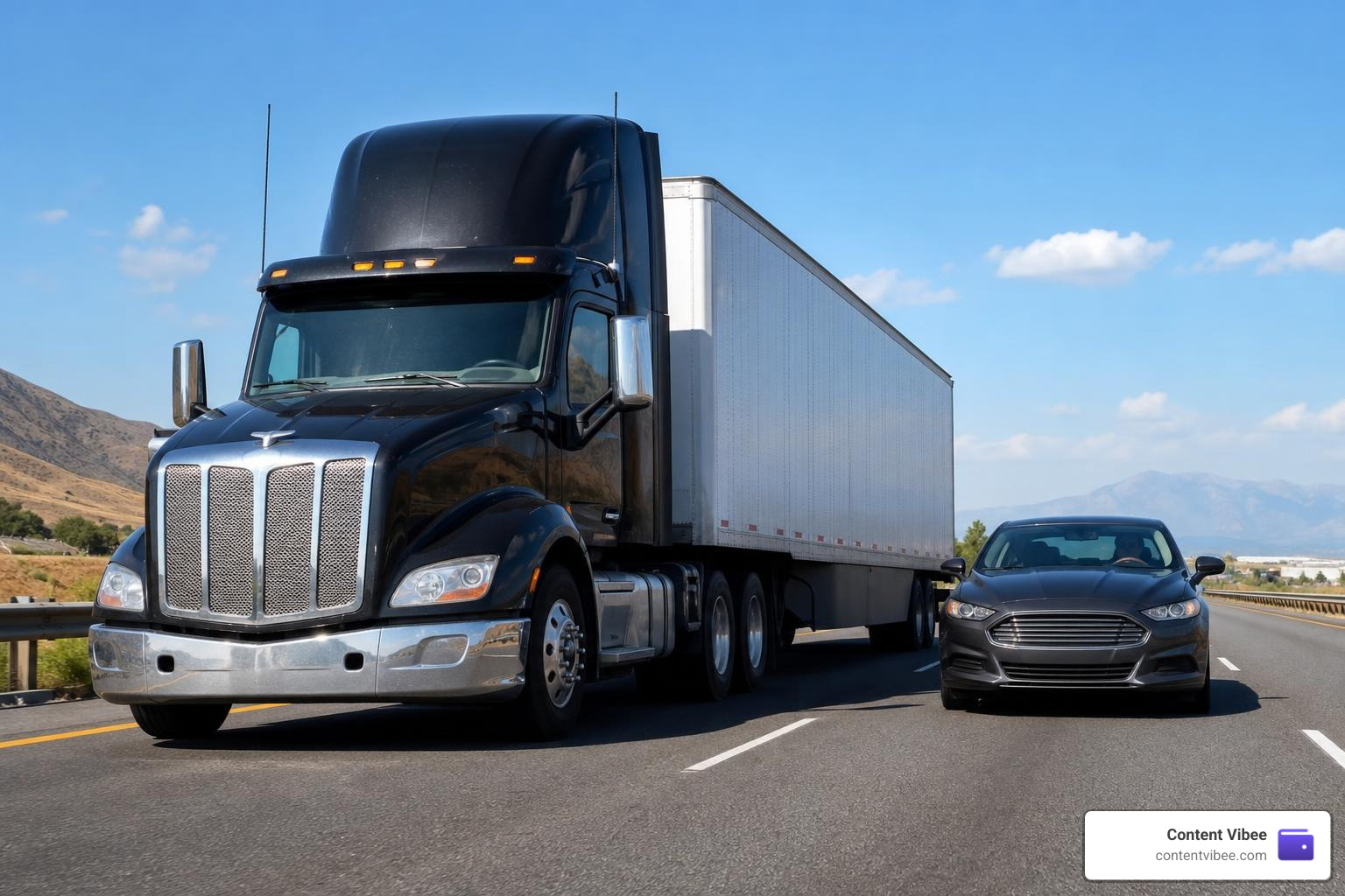 commercial truck size comparison showing weight difference