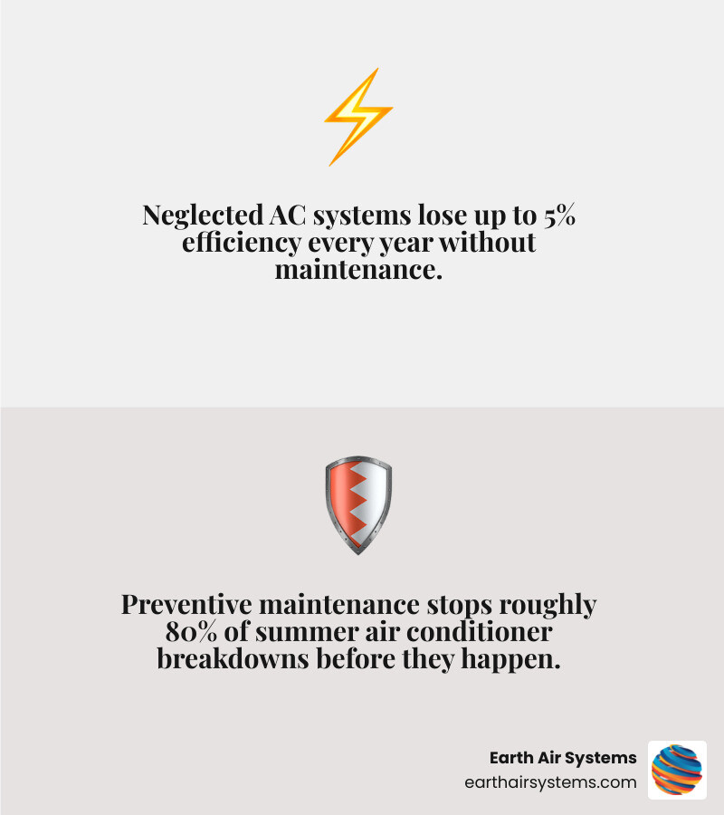 Infographic showing spring AC tune-up benefits: efficiency, lifespan, breakdown prevention, air quality infographic Infographic showing spring AC tune-up benefits: efficiency, lifespan, breakdown prevention, air quality infographic
