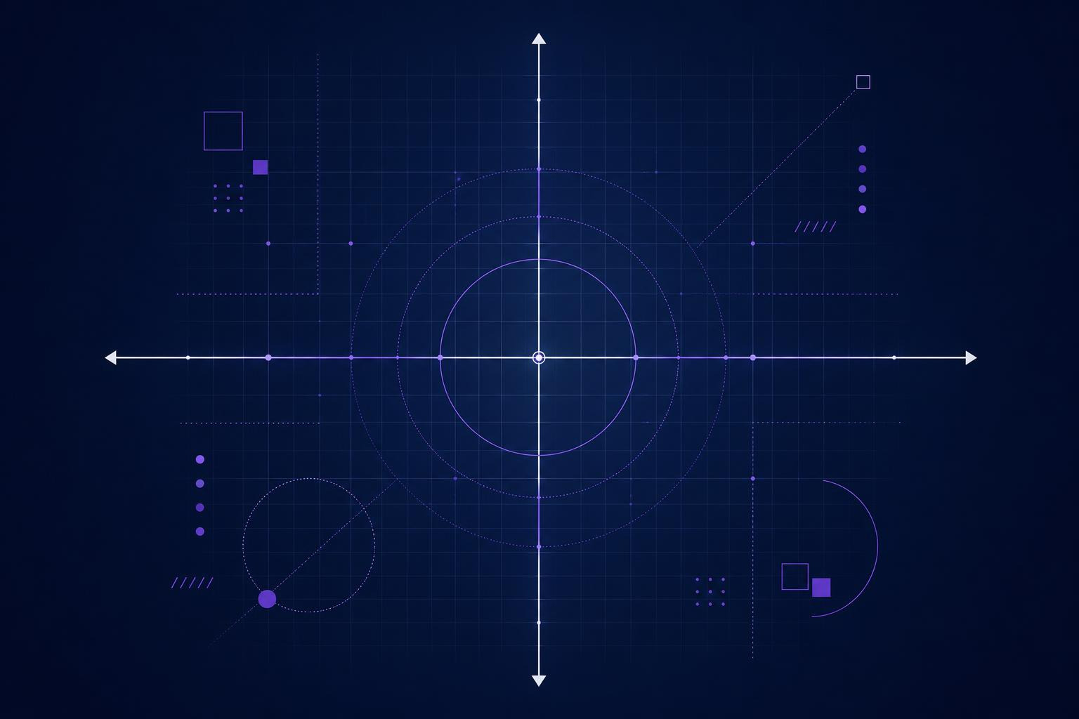 Fame vs Uniqueness axes abstract geometric visualization Fame vs Uniqueness axes abstract geometric visualization