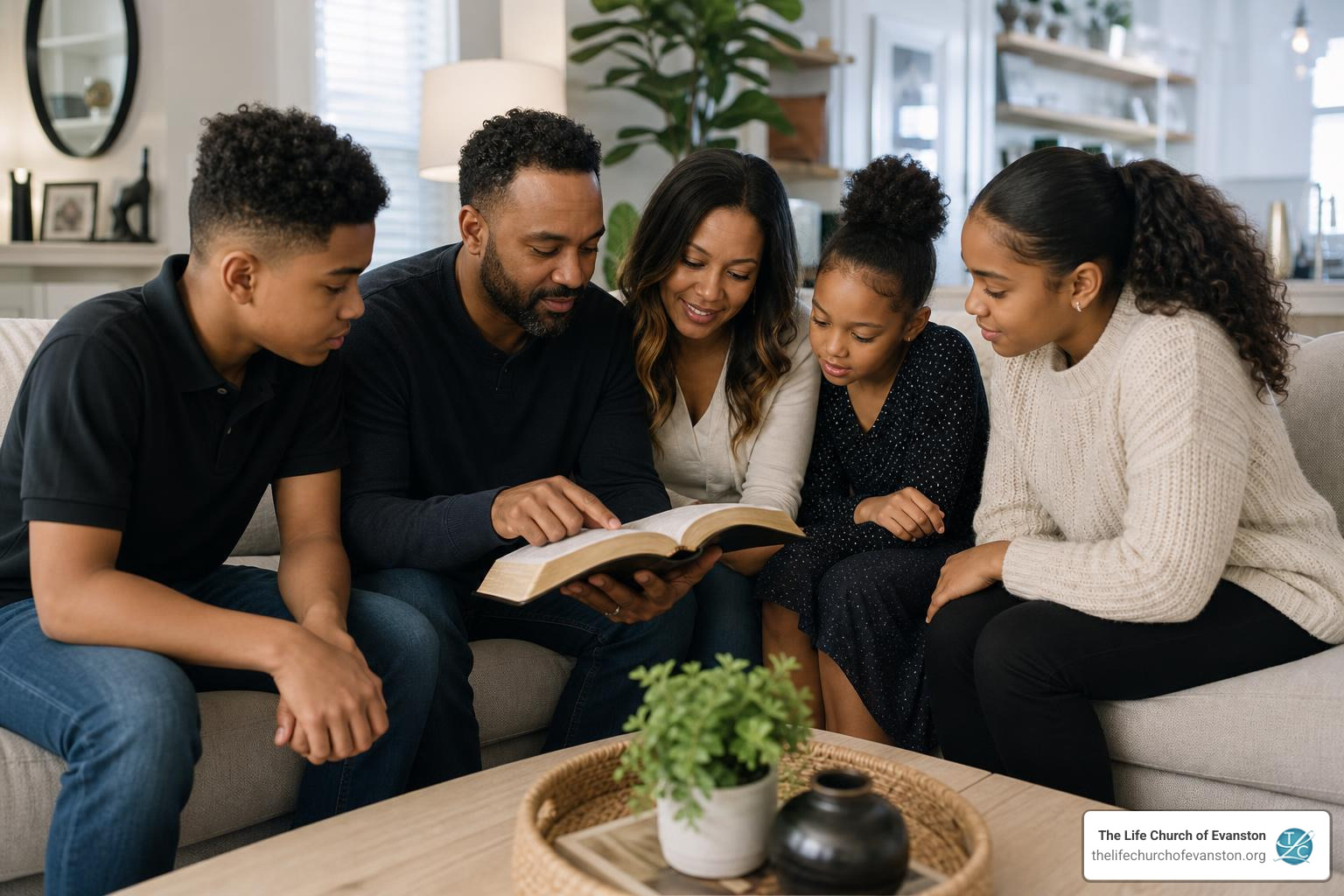 Parents teaching scripture to their children Parents teaching scripture to their children
