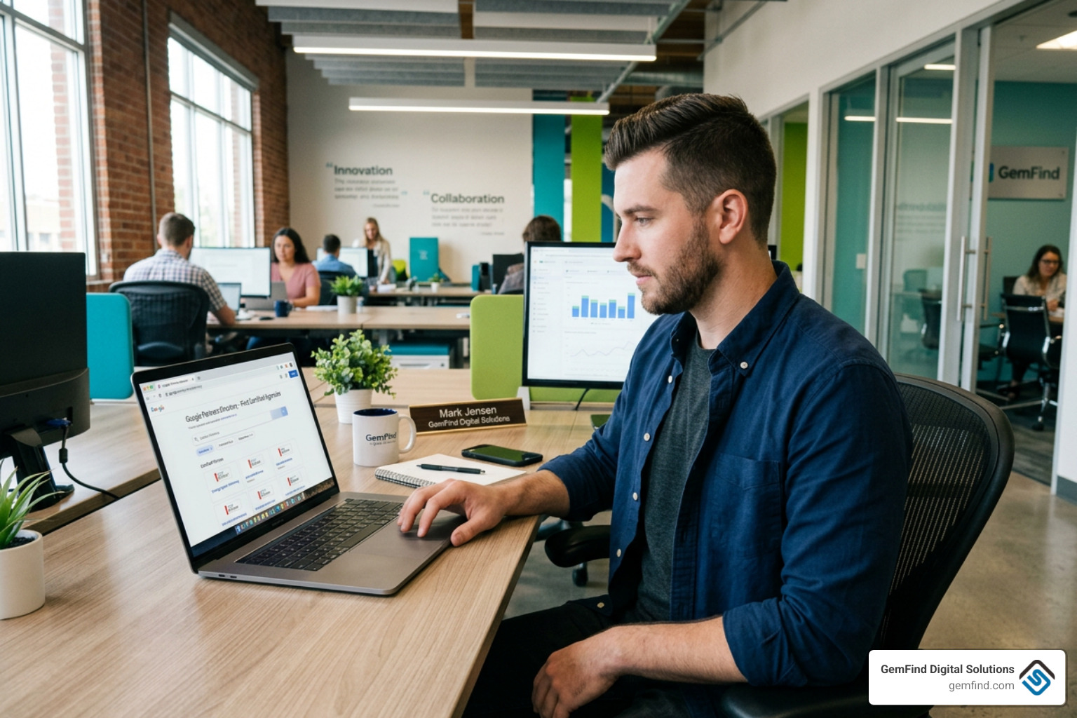 Marketer searching the Google Partners Directory for certified agencies