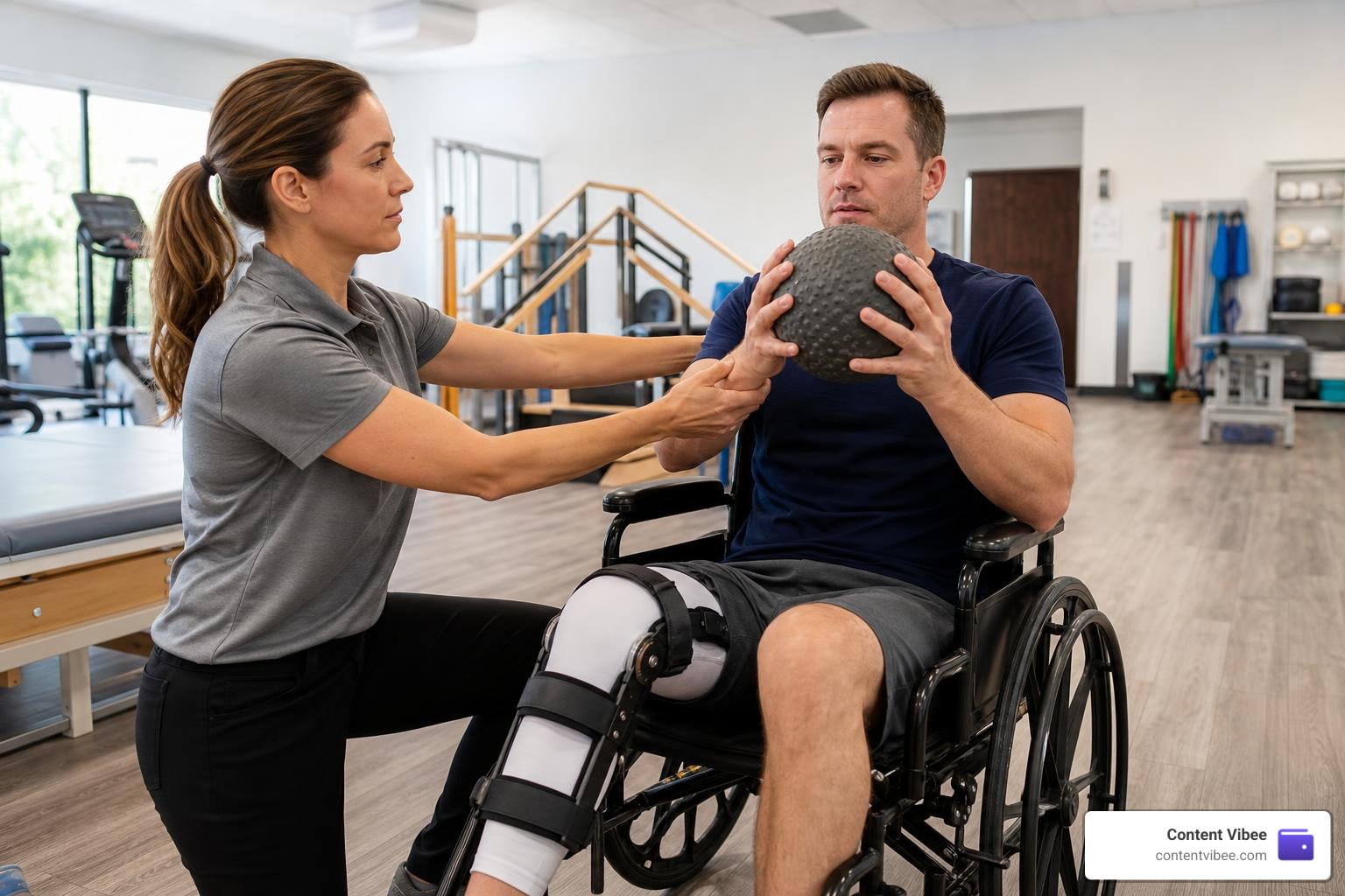 medical rehabilitation and physical therapy after a traumatic truck crash