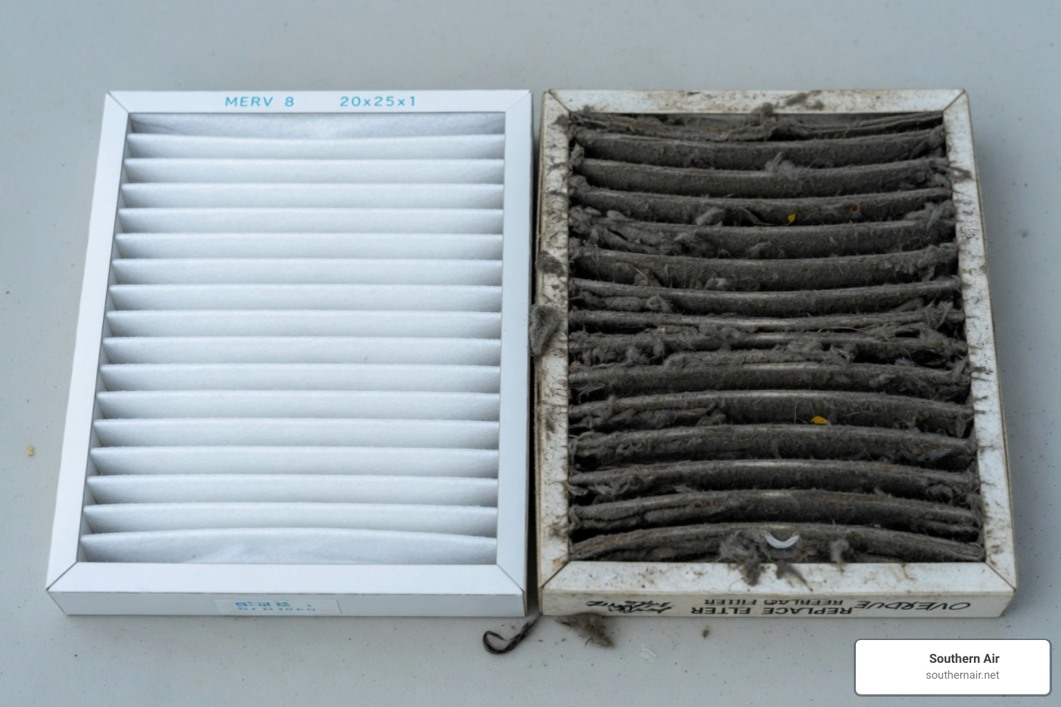 clean vs dirty hvac air filter comparison clean vs dirty hvac air filter comparison