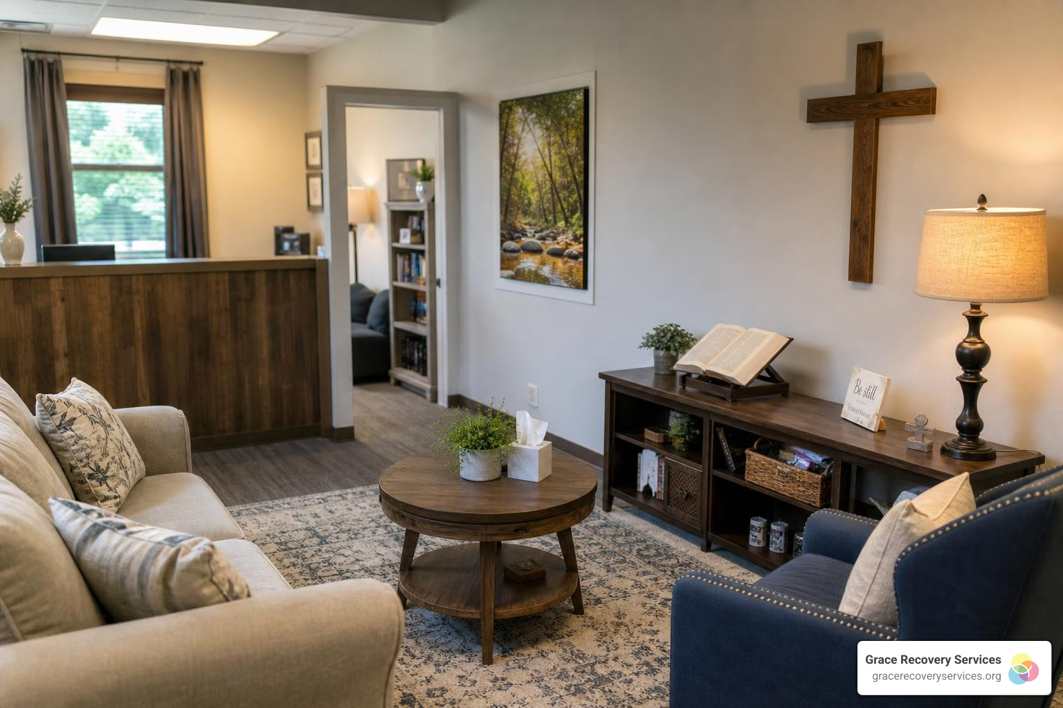 Christian recovery near Irwin PA welcoming outpatient counseling office