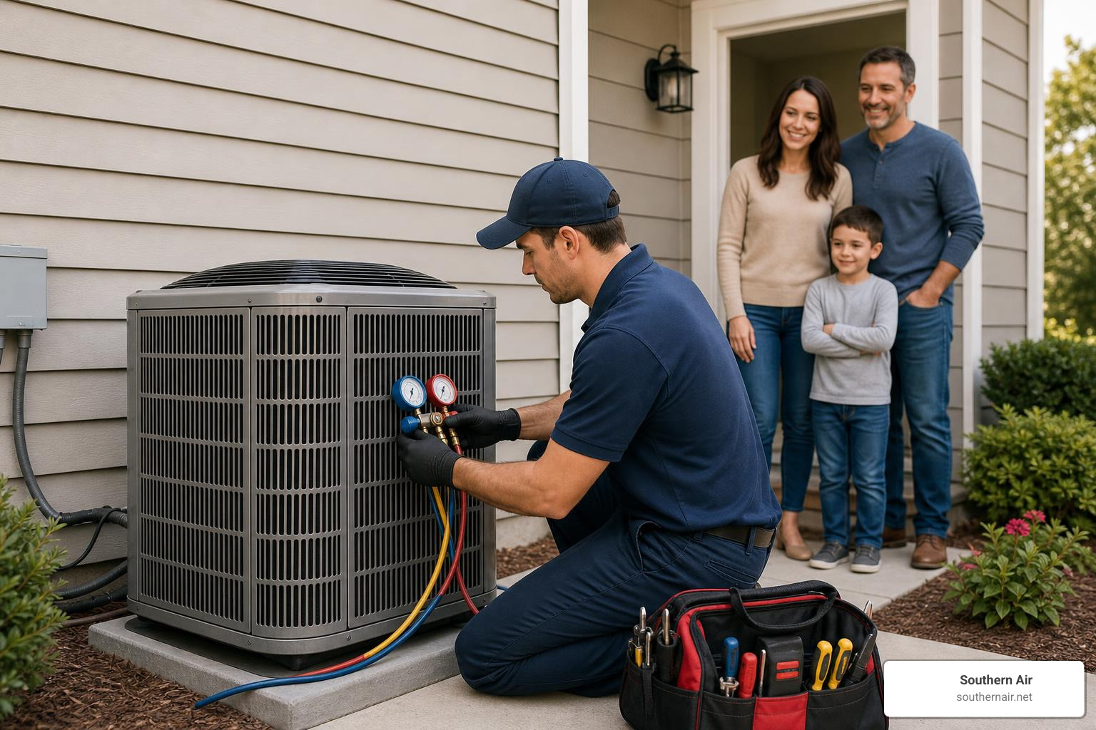 HVAC technician cleaning condenser coils HVAC technician cleaning condenser coils