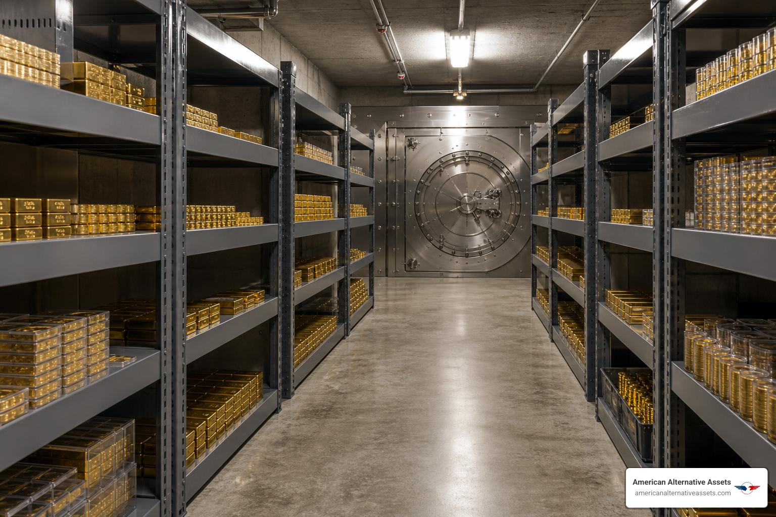 secure IRS-approved gold IRA depository vault