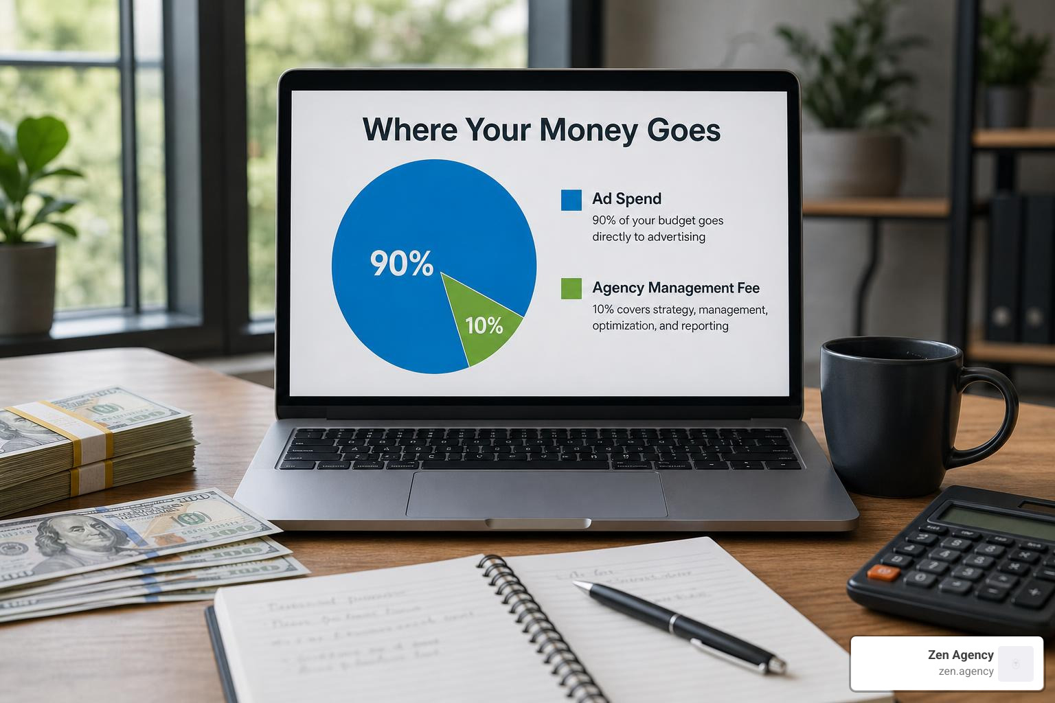 ad spend and agency management fee split ad spend and agency management fee split