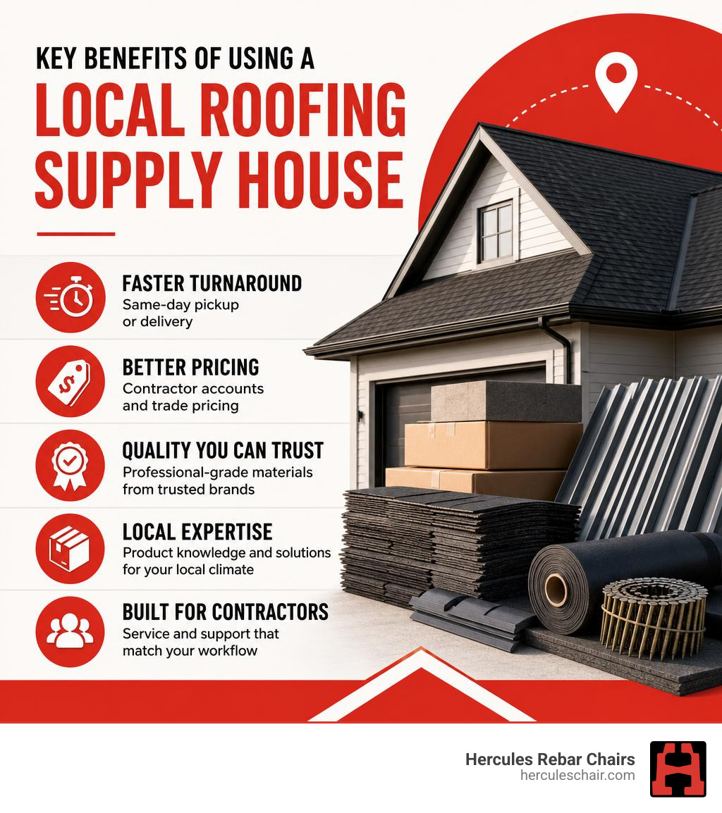 Key benefits of using a local roofing supply house infographic infographic Key benefits of using a local roofing supply house infographic infographic