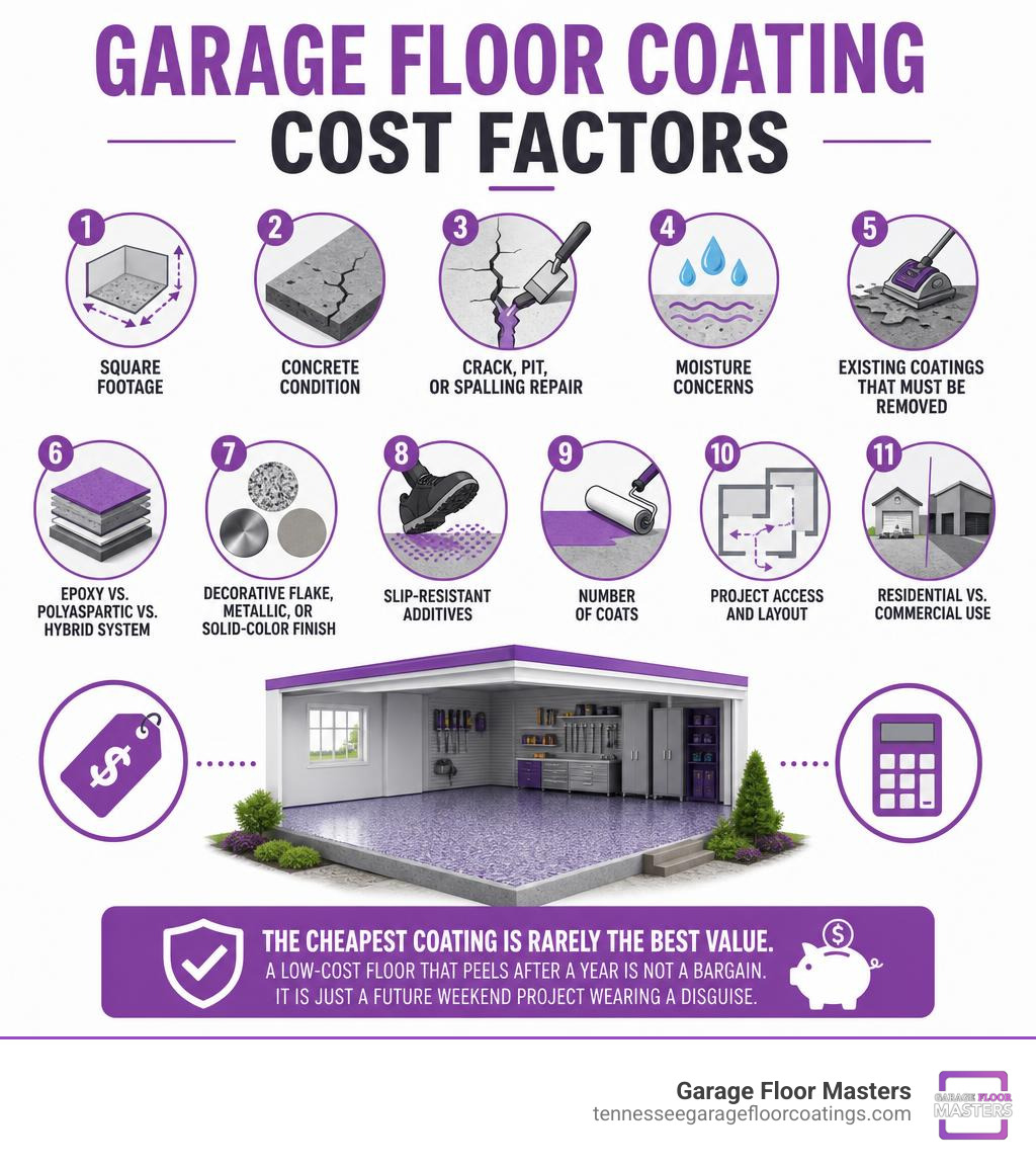 garage floor coating cost factors infographic infographic garage floor coating cost factors infographic infographic