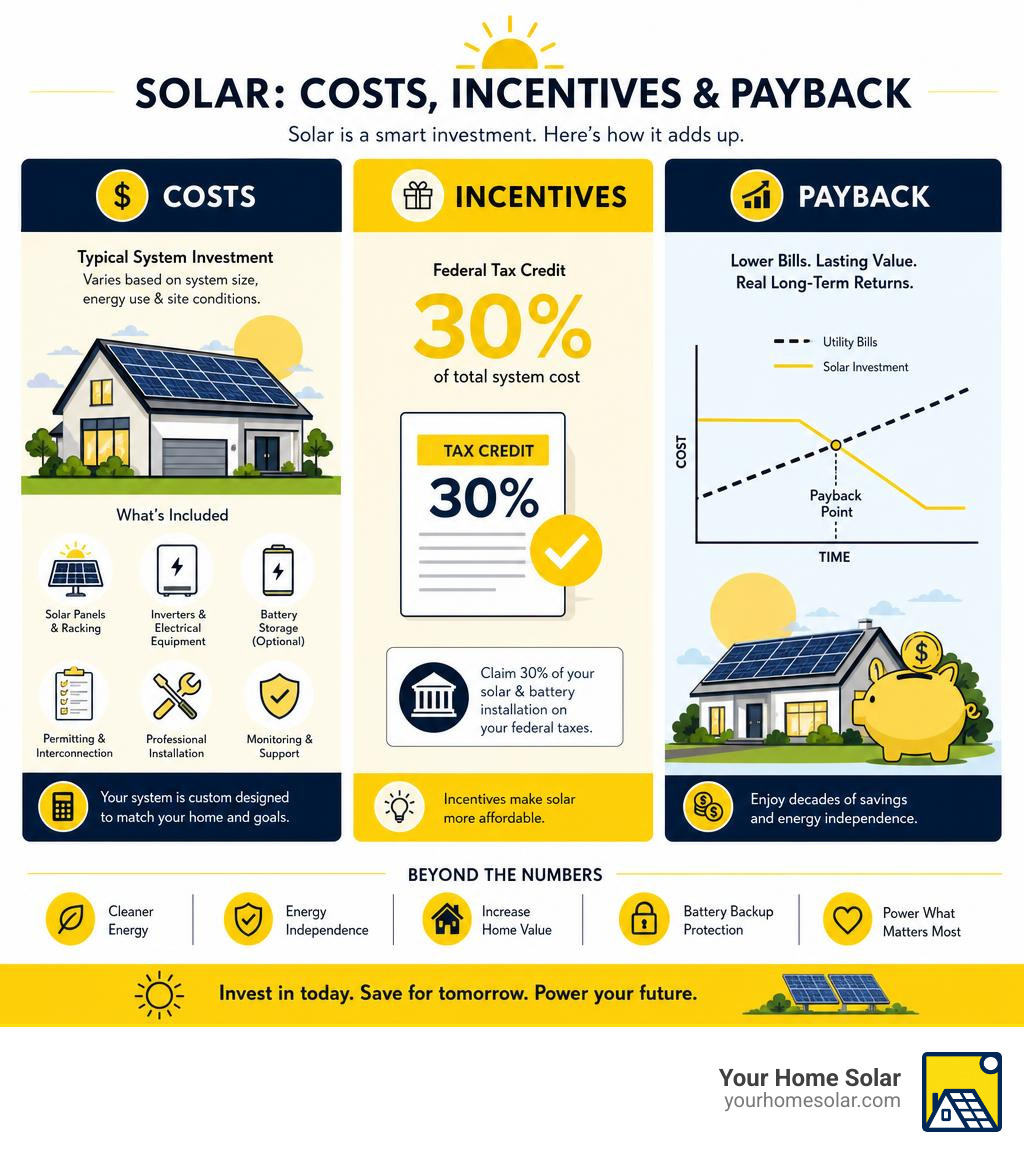 solar costs, incentives, and payback infographic infographic solar costs, incentives, and payback infographic infographic