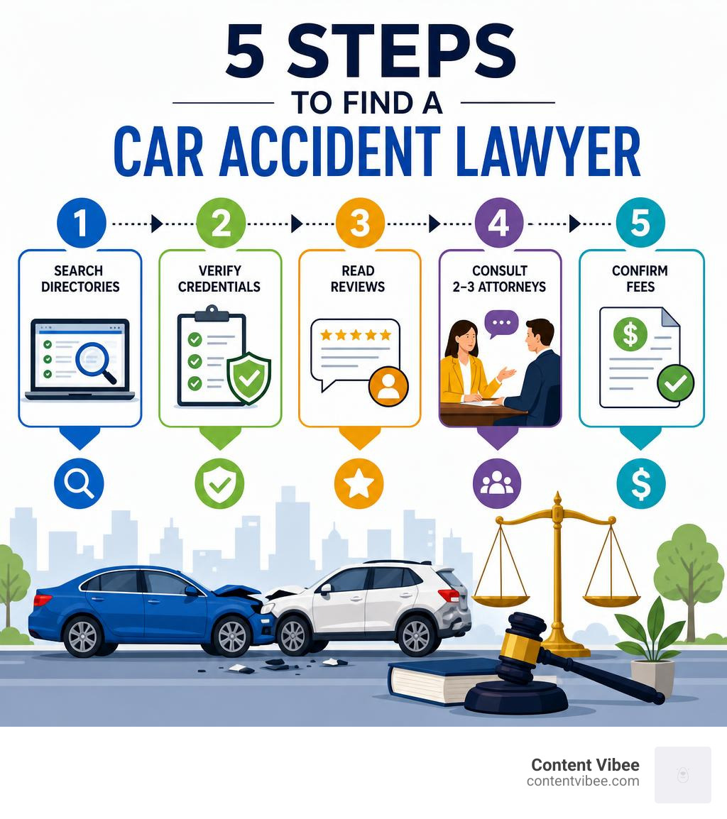 How to Find a Lawyer for Car Accident: Quick Start Guide