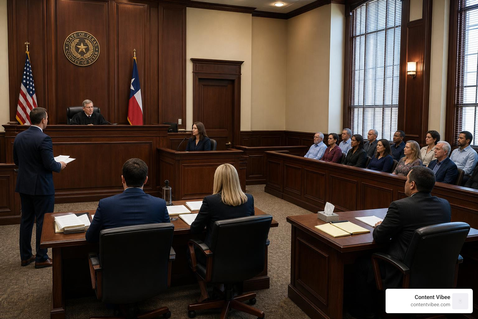 San Antonio courtroom trial setting