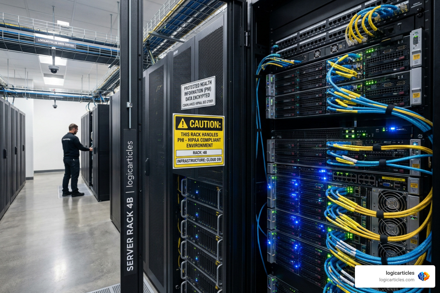 Secure cloud database architecture for HIPAA-compliant EMR software