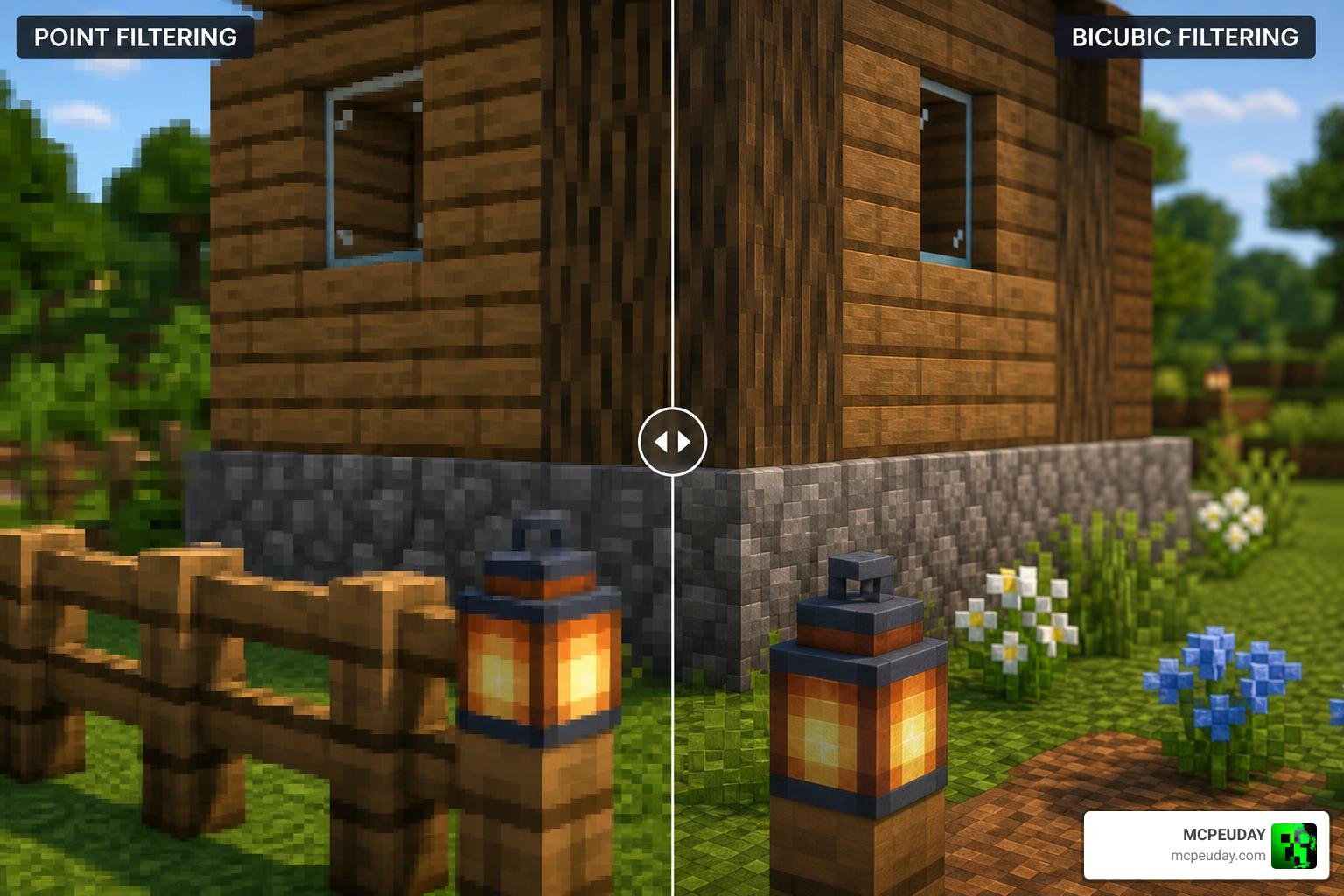 Comparison of point filtering vs bicubic filtering performance in dynamic resolution rendering Comparison of point filtering vs bicubic filtering performance in dynamic resolution rendering